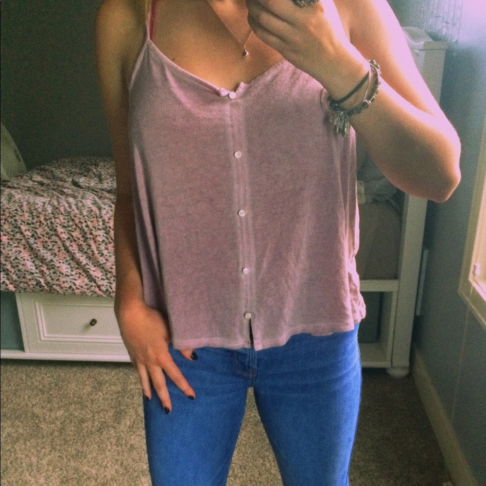 Soft Purple American Eagle Tank